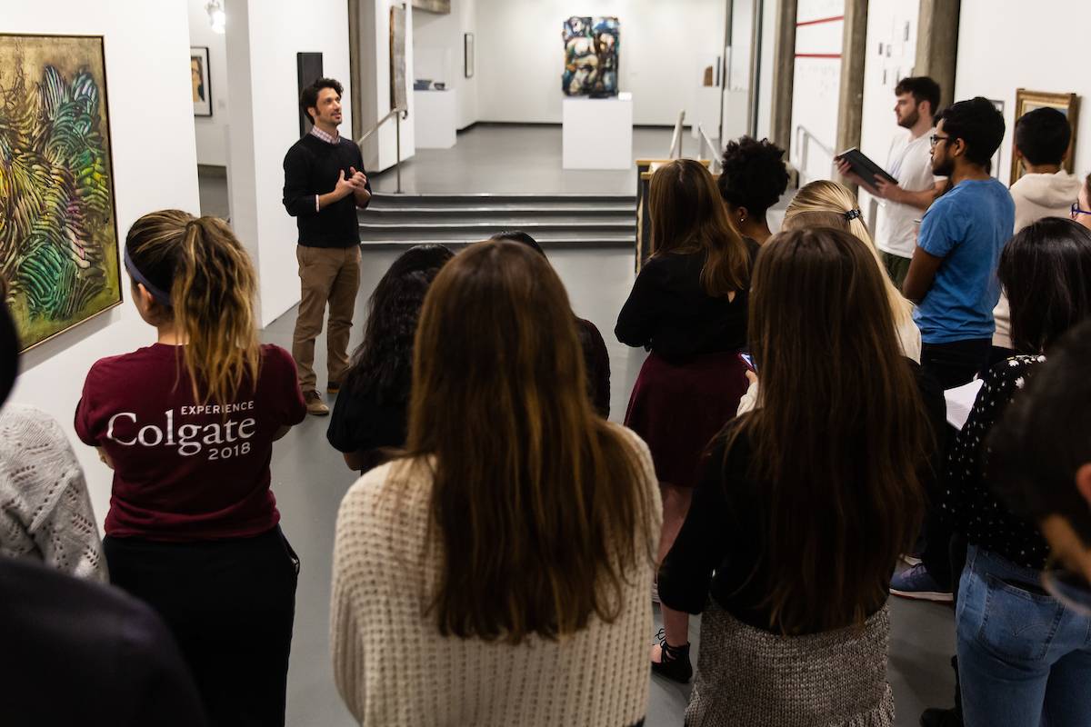 A class visits the Picker Art Gallery