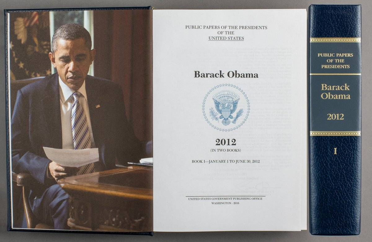 Barack Obama and the public papers