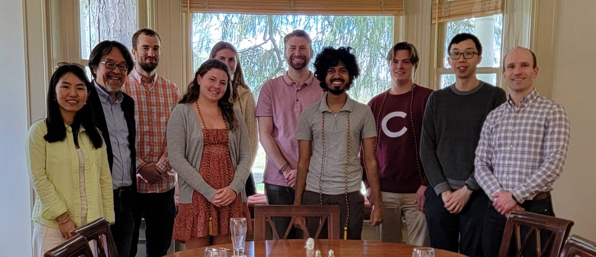 Honors students and faculty advisors